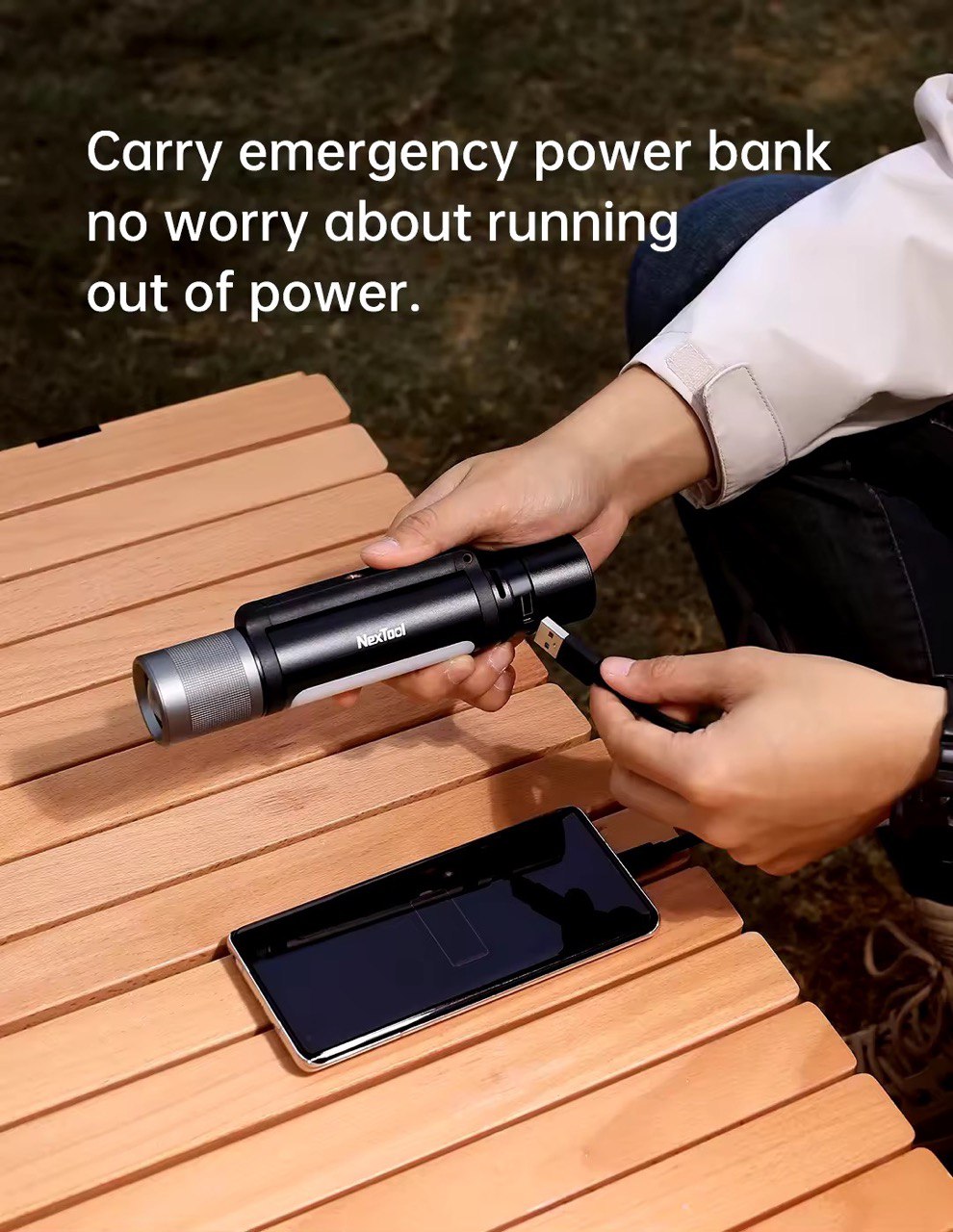 Multifunctional flashlight 12 in 1